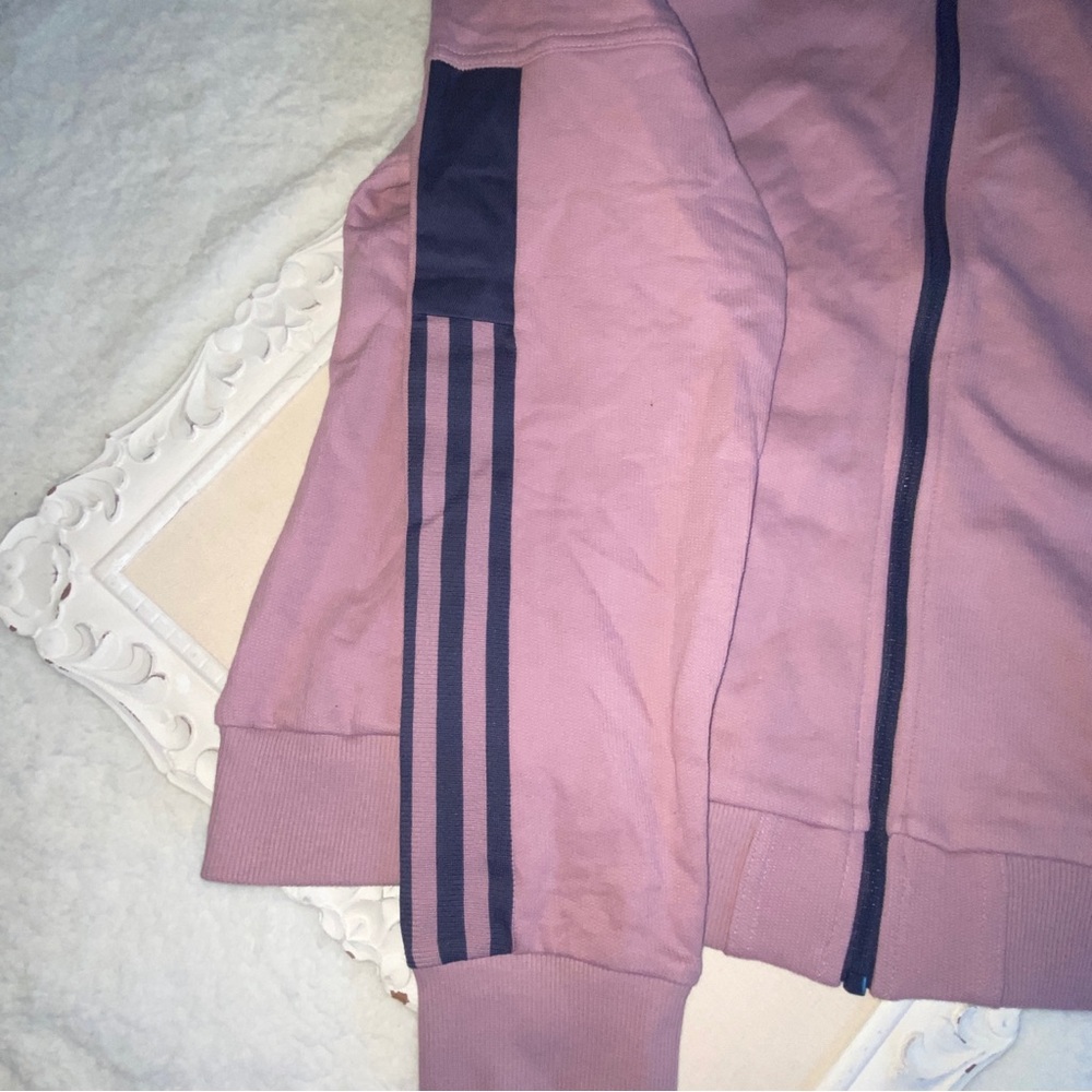 adidas Pink Jacket with Black Accents - Picture 3 of 4